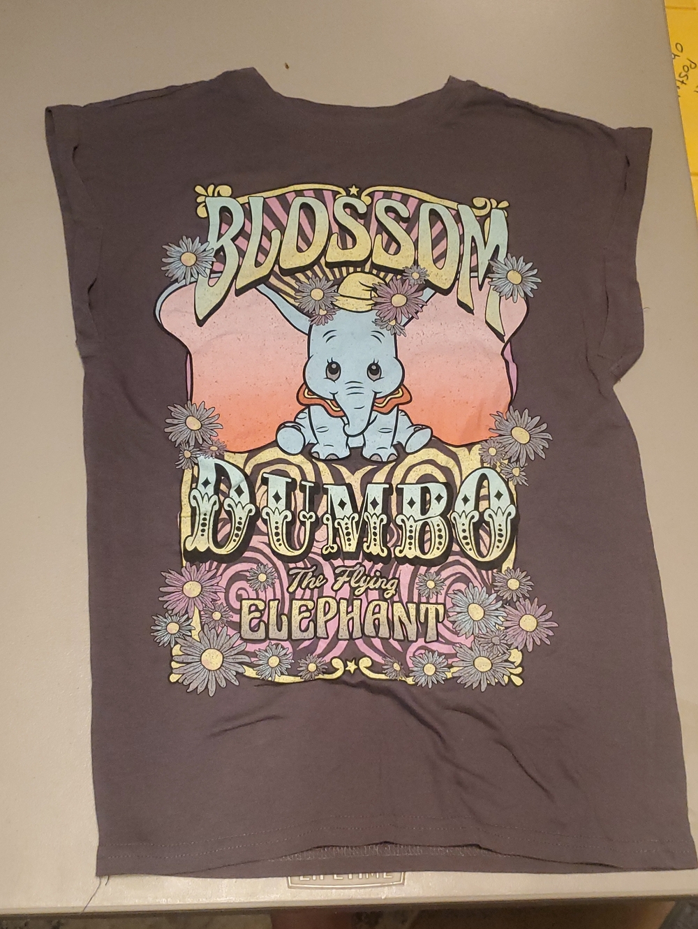 Disney Dumbo Blossom Graphic Tee - Purple